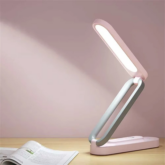 Eye Protection LED Folding Desk Lamp 3-Level Dimming Lighting Table Lamps Reading Bedside Living Bedroom Charging Night Light